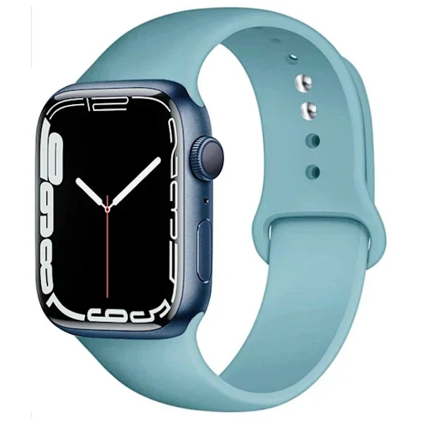 Silikonarmband för Apple Watch-remmar 49mm 40mm 44 mm 45mm 46mm 42mm 41mm 38mm sportarmband iWatch serie 10 9 8 3 SE ultra 2 49 cactus 38 40 41 S10-42mm ML