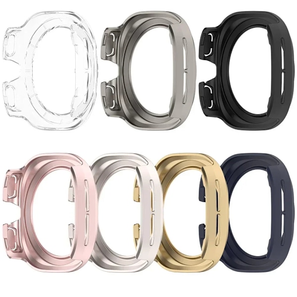 Matt Klockskydd För Samsung Galaxy Watch Ultra Skal Watch 7 Ultra 47mm PC Heltäckande Skyddande Stötfångare Fodral Tillbehör Transparent Galaxy Watch Ultra