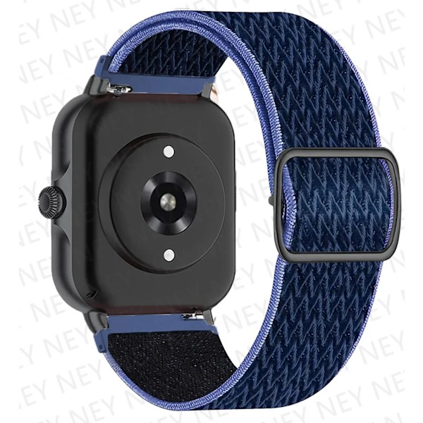 Glänsande elastiskt armband för Amazfit gts 4-3-2-2e-mini/bip-U-S-lite/Stratos 2 20mm/22mm band Böhmisk Pride armband gtr-4-3-3pro-2e Wavy navy blue31 22mm watch band