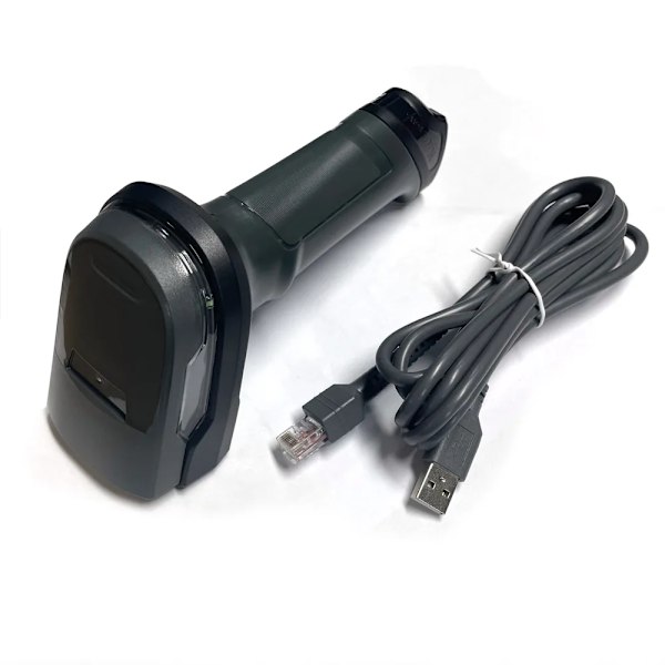 Trådbunden 2D QR-streckkodsläsare med stativ Handhållen USB-streckkodsläsare Datamatrix CMOS-bild Automatisk skanner Only D60 Scanner