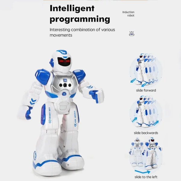 2021 Hot RC Robot Smart Action Gå Sjung Dans Action Figur Gest Sensor Leksaker Present till barn