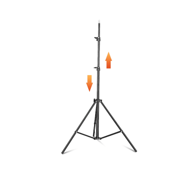 Projektorfäste Resestativ Högtalarstativ Utdragbart 110cm 160cm Tillbehör Fäste Kulhuvud för Laptop DSLR Kamera Utomhus 110cm