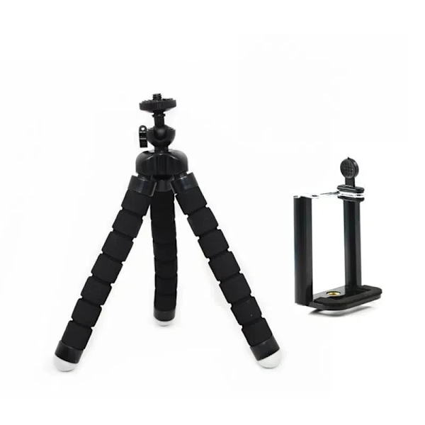 Stativ Tripod För Mobiltelefon Kamerahållare Klämma Smartphone Monopod Tripe Stativ Octopus Mini Stativ Stativ För Telefonkamera Black Tripod