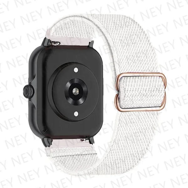 Glänsande elastiskt armband för Amazfit gts 4-3-2-2e-mini/bip-U-S-lite/Stratos 2 20mm/22mm band Böhmisk Pride armband gtr-4-3-3pro-2e White 23 22mm watch band