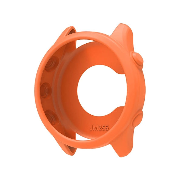 Mjukt silikonskyddsfodral för Garmin Forerunner 255 265 skyddsskal ram stötfångarskydd Orange Forerunner 255 265