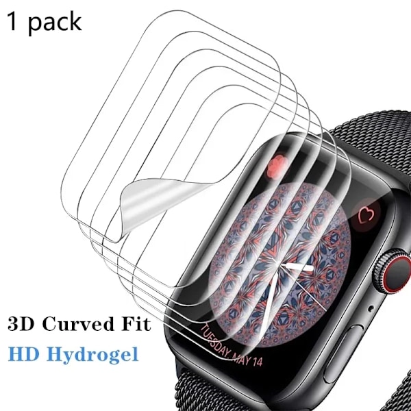 Skärmskydd för Apple Watch 44mm 40mm 45mm 41mm 38mm 42mm iwatch 6 SE 5 4 HD FILM Glass Skyddsfilm Apple Watch Series 7 8 1 pcs Series7 8 45mm