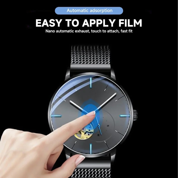 26-46mm Universellt Härdat Glas Smartwatch Skärmskydd Skyddsfilm 28mm 30mm 32mm 38mm 40mm 41mm 42mm Diameter 2-5 st 36.5mm 1pcs