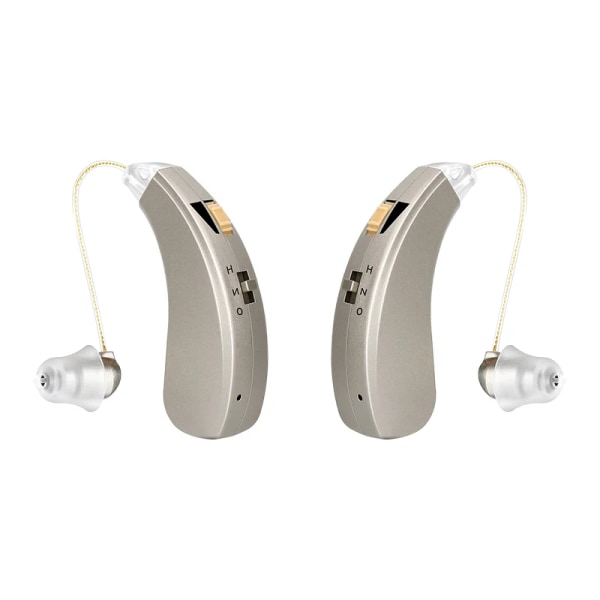 Uppladdningsbara Bästa hörapparater Enhet Audifonos Öronljud Förstärkare Trådlös för äldre Måttlig till svår förlust Drop Shipping AAB52SP-Both Ear