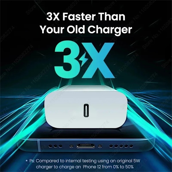PD 40W Snabbladdare för iPhone 14 13 12 11 15 16 Pro Max Telefonladdare för iPhone 15 16 Plus USB C-kabel Snabbladdning Datakabel 20W For iPhone 15-16