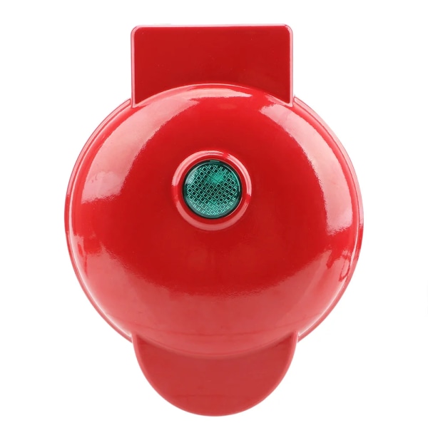 Mini Elektrisk våfflor Bubble Egg Kakaugn Mini våffelgryta Äggkaka Ugn Pan Eggette Maskin Frukost molds Red