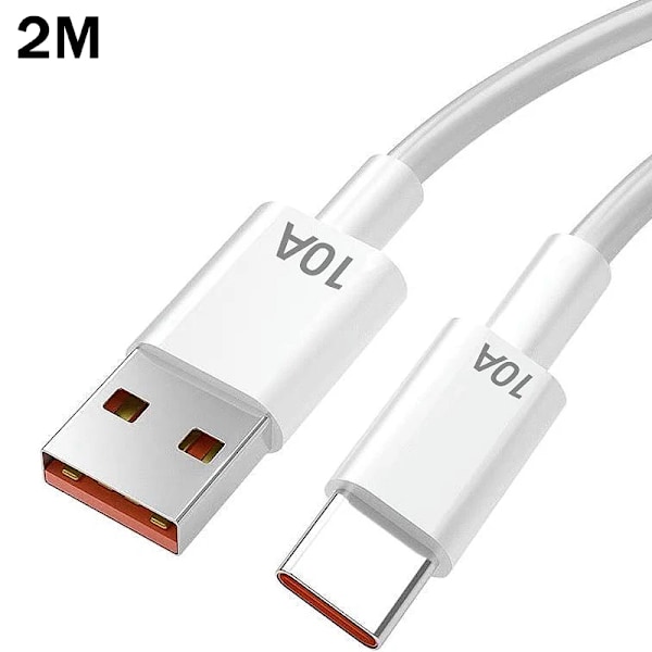 120W 4 Portar USB PD Mobilladdare USB ny Höghastighetsladdning Datakabel Sladd QC3.0 för Samsung Xiaomi 2M 10A Cable