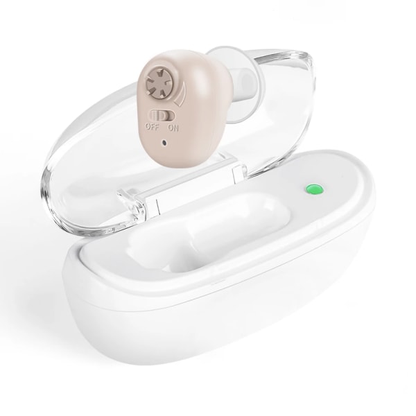 Laddningsbara hörapparater ITE Hörapparat Hörselförstärkare Hörapparat för äldre Ljudförstärkare för hörselnedsättning With EU Plug