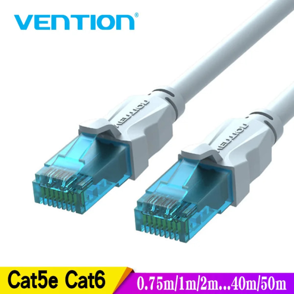 Kabel Ethernet Cat5e Kabel Lan UTP CAT 6 RJ 45 Réseau Kabel 5M/10m/20m/40m Cordon De Raccordement för Ordinateur Portable Routeur RJ45 CAT6 Kabel 12m Blue A10