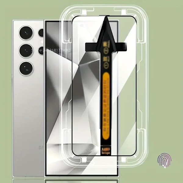 2 st Fulltäckande Premium Härdat Glas Skärmskydd för Samsung Galaxy S24 Ultra S24 S23 S22 S21 Plus Glasfilm Samsung S23 High Definition