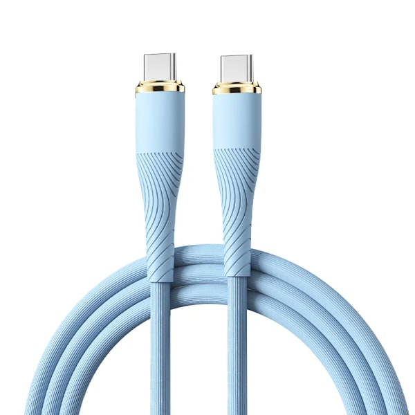 100W 6A USB Typ C Kabel Snabb Laddning Datakabel För Samsung S21 Xiaomi IPhone 15 Typ C till Typ C Kabel Data Linje 0.25/1/1.5/2M 100W CC Cable 1.5m