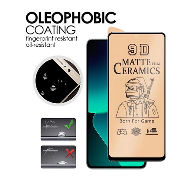 4 ST För Xiaomi 13T 14T Pro Matt Keramisk Film för Xiaomi 12T 11T 10T 9T Skärmskydd för Xiaomi 12 11 Lite 5G NE Inte Glas For Xiaomi 12 Lite 2Clear 2Matte