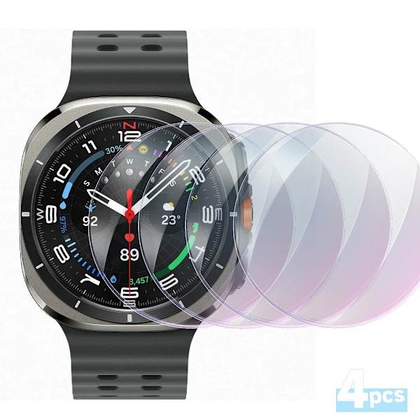 1-5 st Härdat Glas för Samsung Galaxy Watch 7 Ultra Watch7 40 44 SmartWatch Skärmskydd Skyddsglas Lätt att Installera 4PCS Galaxy Watch 7 40mm