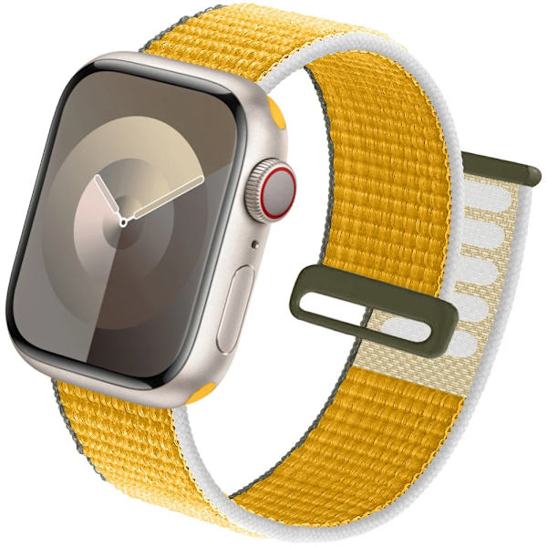 Strap För Apple Watch Band 44Mm 40Mm 45Mm 41Mm 49Mm 42Mm 38Mm 45 Mm Nylon Armband 8 7 Se 6 5 4 3 Ultra 2 Bander 73 Sunflower 38mm-40mm-41mm