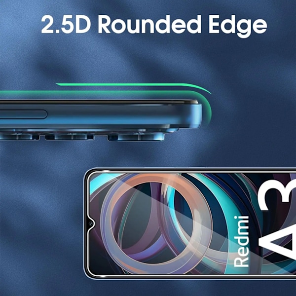 1/4 stycken högupplöst härdat film HD+Xiaomi högkvalitativt härdat glas för Redmi A3 skärmskyddsglasfilm For Redmi A3 Tempered glass
