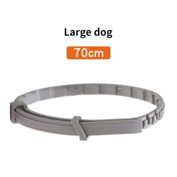 Justerbart sällskapsdjurshalsband Katt Hundhalsband Hundar Myggmedelshalsband Pet Antiparasitisk Anti Flea Tick Dog Supplies large dog 70cm