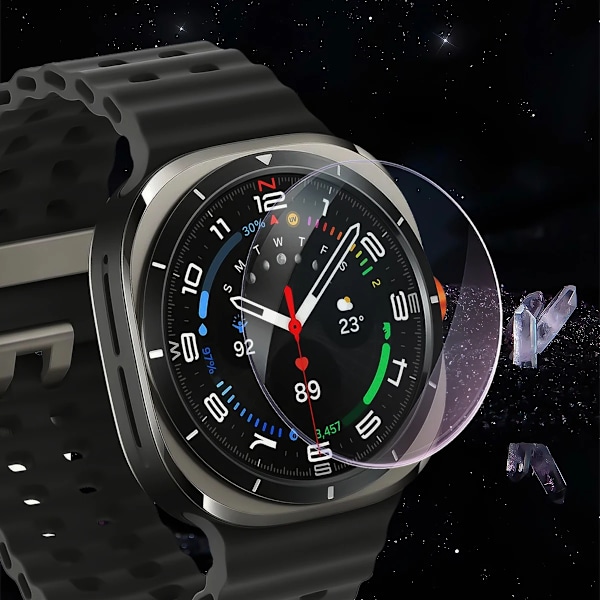 1-5 st Tempererat Glas för Samsung Galaxy Watch 7 Ultra 47mm 7/6 40mm 44mm 6Classic Skärmskydd HD Klar Skyddsglas 4PCS For Watch 7 6 40mm