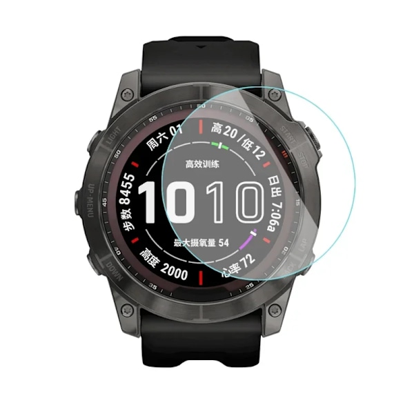 Härdat glas för Garmin Fenix 7 7S 7X 6 6S 6X Pro Sapphire HD Skärmskyddsfilmer för Fenix 7 7S 7X Smartwatch-tillbehör For Fenix 7s Pro 5 Pcs