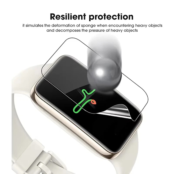 1-5ST Mjuk film för Xiaomi Mi Band 9 8 Active Tillbehör Böjd Kant Anti-repa Skärmskydd för Xiaomi Redmi band 3 2 3 Pcs For Redmi band 3