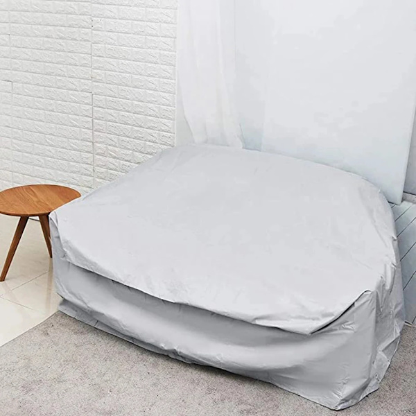 90 storlekar Uteplats Trädgårdsmöbler Vattentäta överdrag Regn Snö Stolsöverdrag för soffbordsstol Dammtät cover Black 123x61x72cm