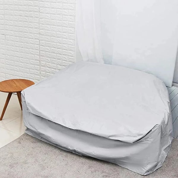 90 storlekar Uteplats Trädgårdsmöbler Vattentäta överdrag Regn Snö Stolsöverdrag för soffbordsstol Dammtät cover Black 152X104X71cm