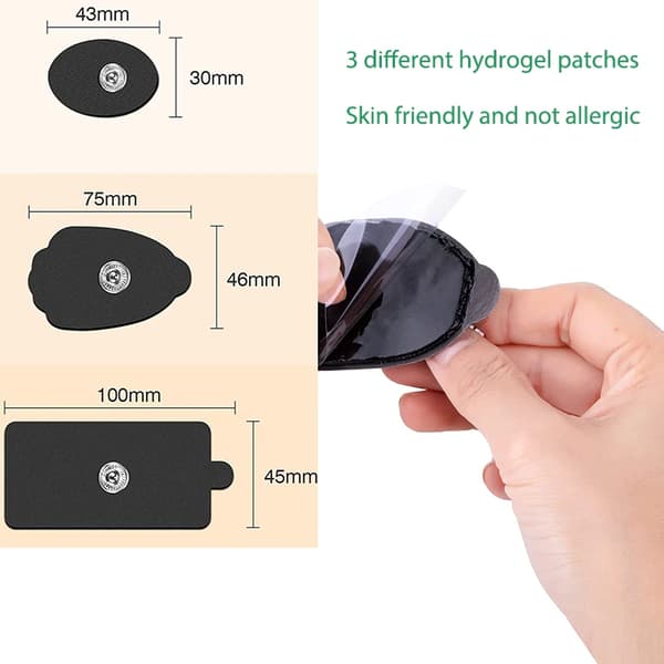 Tens Muscle Stimulator 36-Mode Electric EMS Akupunktur Kroppsmassage Digital Therapy Bantning Machine Elektrostimulator Gel Patch Set