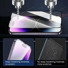 3pcs One Step Installation HD Tempered Glass For iPhone 18 Full Glue Screen Protector