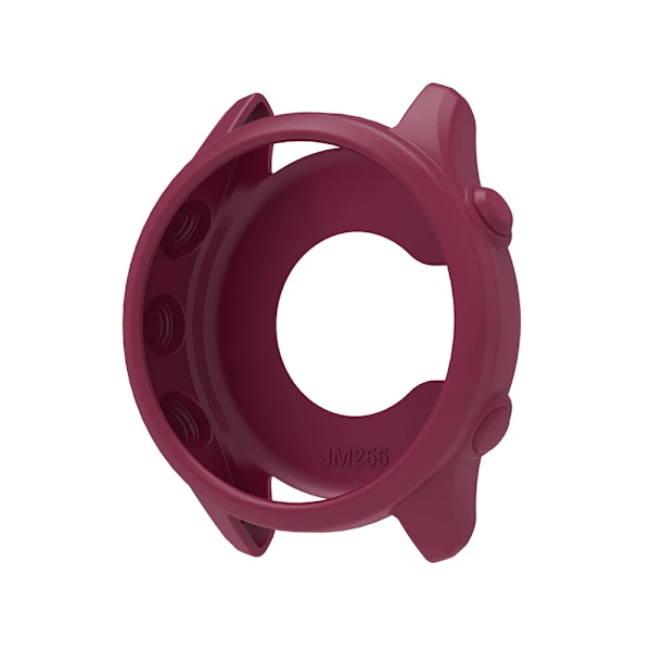 Mjukt silikonskyddsfodral för Garmin Forerunner 255 265 skyddsskal ram stötfångarskydd Wine Red Forerunner 255 265