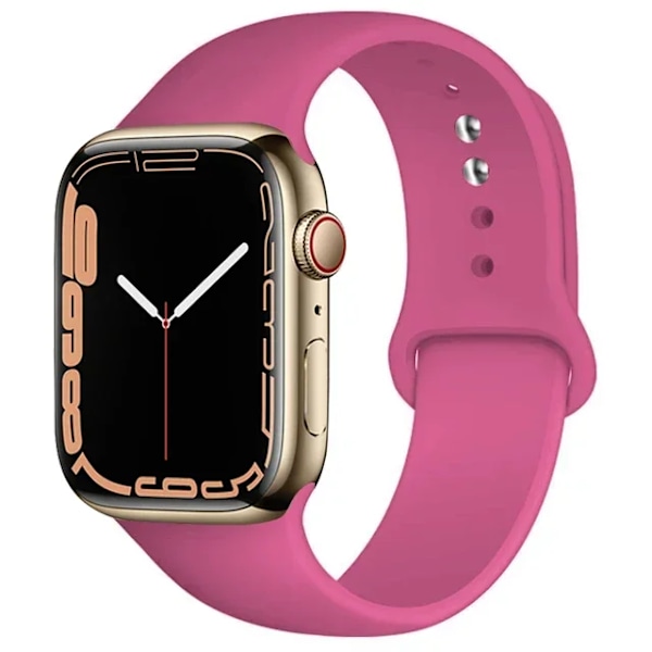 Silikonarmband för Apple Watch-remmar 49mm 40mm 44 mm 45mm 46mm 42mm 41mm 38mm sportarmband iWatch serie 10 9 8 3 SE ultra 2 38 pitaya 38 40 41 S10-42mm SM