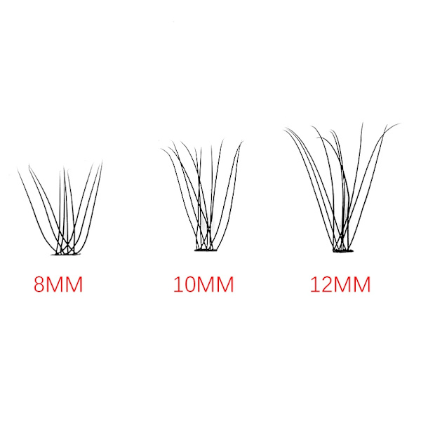 10/20/30D Individuella Ögonfransar Fluffig Naturliga Ögonfransar Bundler Dramatiska Lashes Förlängning Mjuk 3D Falska Ögonfransar Make Eup Cils 10D C