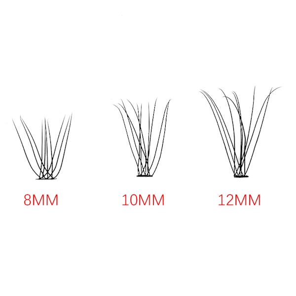 10/20/30D Individuella Ögonfransar Fluffig Naturliga Ögonfransar Bundler Dramatiska Lashes Förlängning Mjuk 3D Falska Ögonfransar Make Eup Cils 30D C