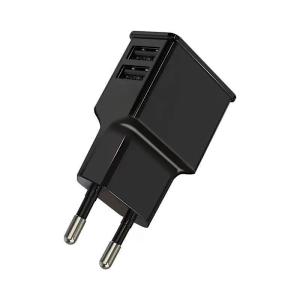 5V/2A Telefonladdare för Samsung S6 S7 S8 S20 Note20 10 9 8 Dubbel USB Hem Reseladdare Mobiltelefon Ström EU 2usb White