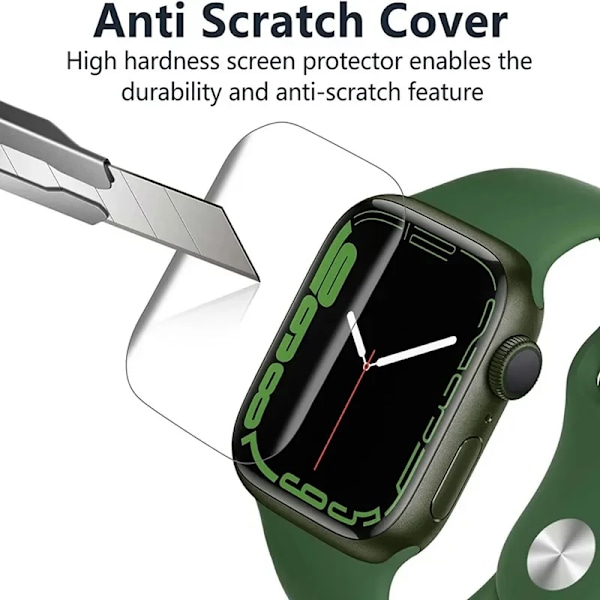 5 st Hydrogel Film för Apple Watch 9 5 6 SE 3 2 1 40MM 44MM 42MM 38MM Skärmskydd för Apple Watch Ultra 49MM 7 8 41MM 45MM Series 123 42MM 5PCS Hydrogel Film