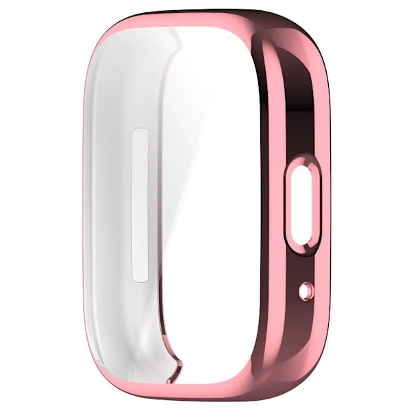 Skärmskydd TPU-fodral för Redmi Watch 3 Active Fulltäckande skyddsskal Stötfångare för Xiaomi Redmi Watch3 Active Watch Frame pink