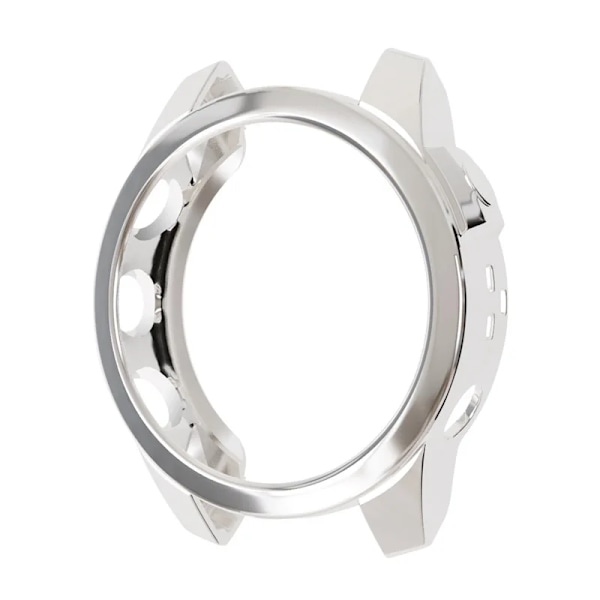 TPU Skyddsfodral för Garmin Fenix 7 7S 7X Smartklocka Klar Färgglad Mjukt Skydd Epix Pro 51mm 47mm 42mm Skal Silver Garmin fenix 7X