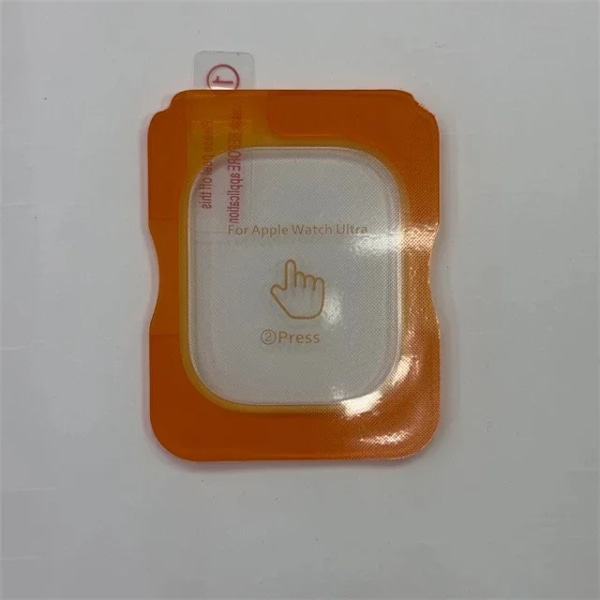 Härdat glas för Apple Watch Ultra 2 49mm Repskydd Skärmskydd för IWatch Ultra Sekunders Installation Skyddsfilm HD Transparent 1PCS