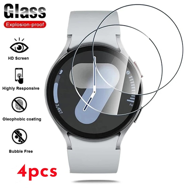 Hydrogel Skyddsfilm för Skärm till Samsung Galaxy Watch 3 4 5 6 7 40mm 41mm 42mm 44mm 45mm 46mm 43mm 47mm Galaxy Watch 7 40mm 4PCS Glass Film