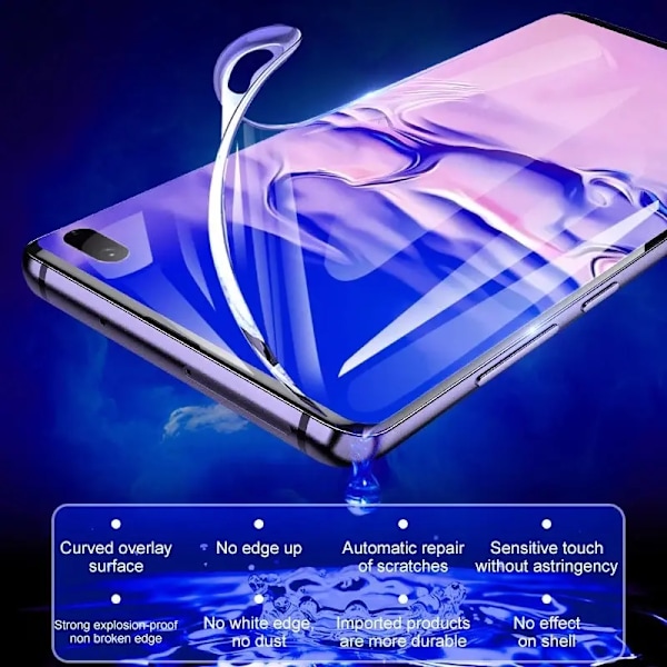 4 st Hydrogel Film Skärmskydd För Samsung Galaxy S10 S20 S21 S22 Plus S23 Ultra FE Skärmskydd För Note 20 8 9 10 S22 Ultra Hydrous membrane