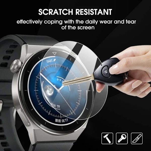 Härdat glas för Huawei Watch GT 2 3 GT2 GT3 Pro 46mm GT Runner Smartwatch Skärmskydd Explosionssäker Film Tillbehör 1PCS For GT