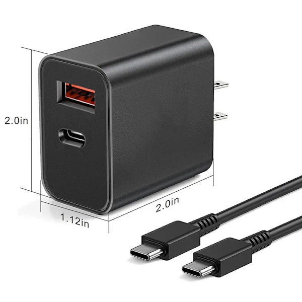 PD 50W Supersnabb Laddare För Samsung Galaxy S22 S23 S20 Ultra A53 A54 8S C Till Kabel Snabbladdning Telefontillbehör EU White