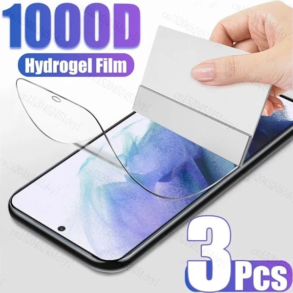 3 st Hydrogel Film för Samsung Galaxy S8 S9 S10 S10E S20 S21 S22 S23 Plus FE Ultra 5G Skärmskydd For Samsung S8 Plus Hydrogel Film