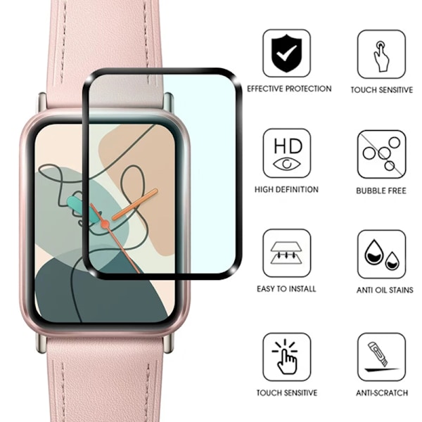 3D Böjd Kant Skärmskydd För Xiaomi Miband 9 Active Pro Skyddsfilm För Mi Band 9 Pro 9Active Filmer Ej Glas 1 PCS For Miband 9 Active