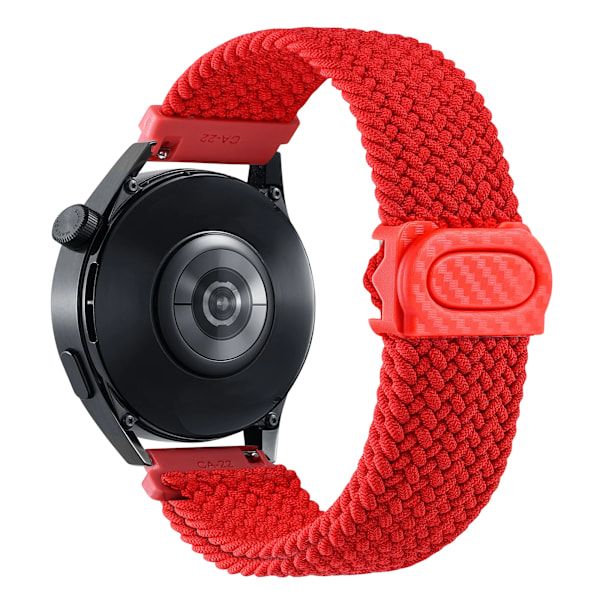 20mm 22mm Klockarmband för Samsung Galaxy Watch 7/6/4/5/Pro/6 Classic/S3/active 2 Band Flätat Armband Huawei GT 23 GT4 GT5 46mm Red For Huawei GT4 46mm