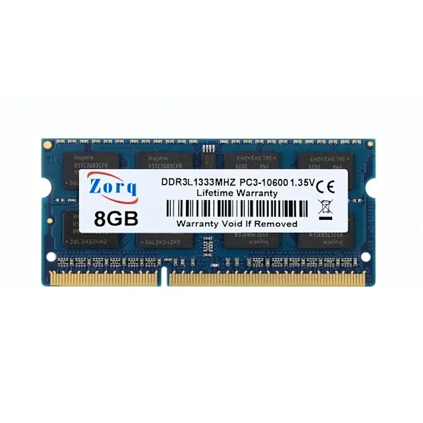 DDR3 DDR3L DDR4 8GB 4GB 16GB 2400 2133 2666Mhz Sodimm PC3 Memoria Ram 10600 12800 PC4 17000 19200 21300 Notebook Laptop Minne DDR3 8GB 1333-1.5V
