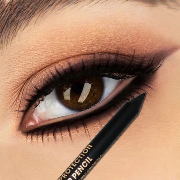 Matt ögonskugga Eyeliner Pen Vattentät Hållande Shimmer Svart Vit Brun Liggande Silkesmask Ögonskugga Lip Liner Makeup Kosmetik 16