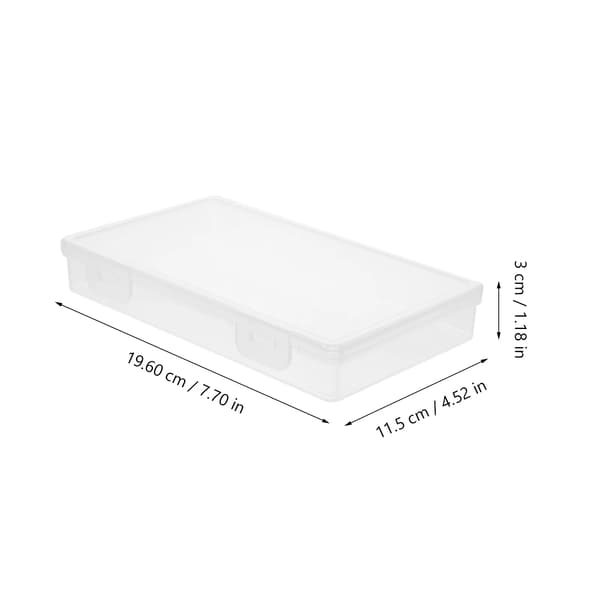 Ost Crisper Container För Kylskåp Bacon Kylskåp Smör Fall Lock Design Kök Förpackningar Container Matlådor Transparent 19.6X11.5X3CM